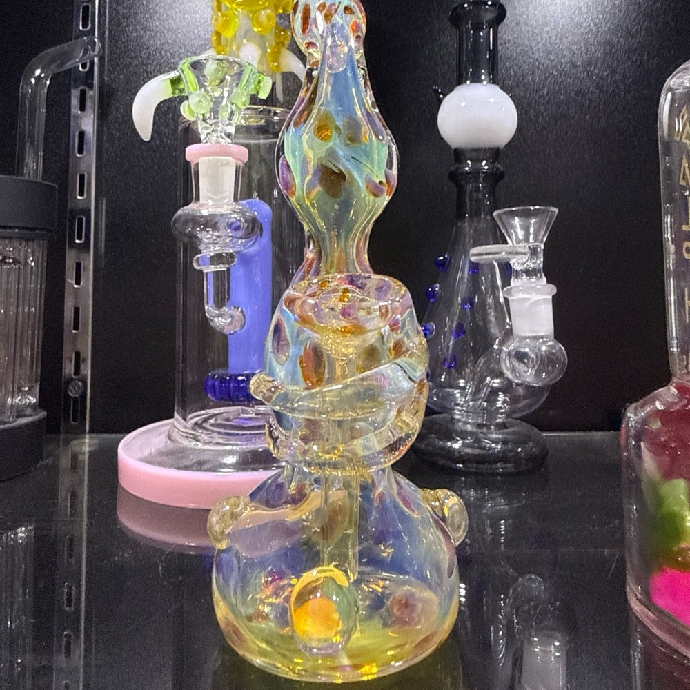 Multicolored Glass Sculpture